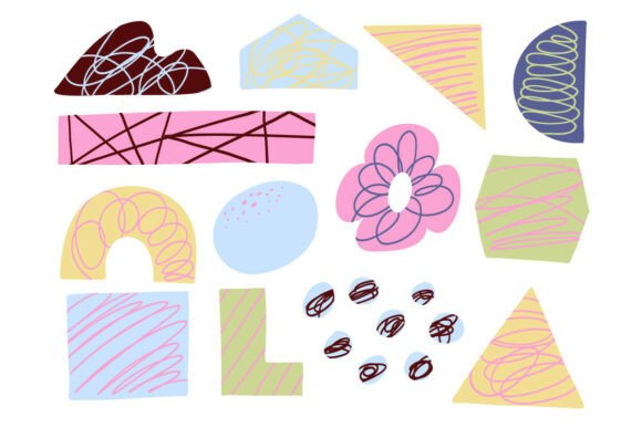 Abstract Scribble Texture Shape Element: A Practical Guide for Modern Design Workflows