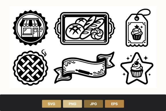Bakery Line Art Icons Black White: A Practical Evaluation