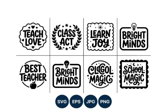 Hand Lettering Teach Love Bright Minds: A Creative Toolkit for Educators