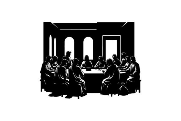 Historical Last Supper Scene with Discip