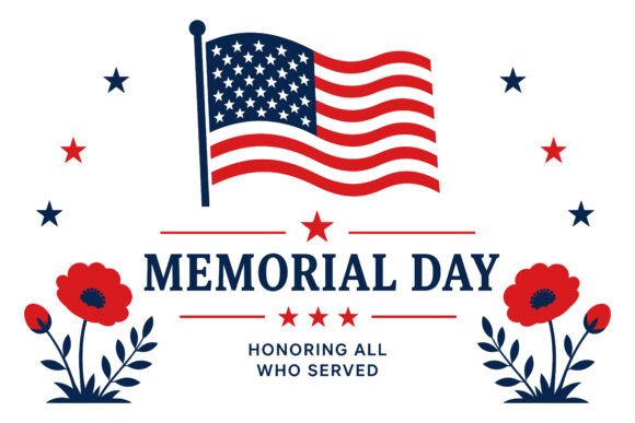 Memorial Day Patriotic Vector and PNG: Elevating Your Holiday Designs