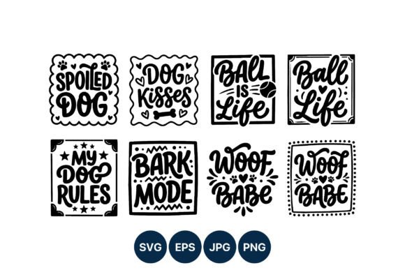 Spoild Dog Dog Kisses Ball is Life: A Review of High-Contrast Vector Art