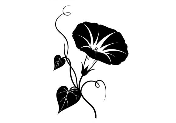 The Art of the Black Flower Vine: Mastering Large Blooms and Leafy Silhouettes in Digital Design