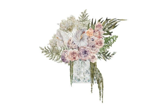 The Art of Watercolor Floral Composition in Vase: A Guide to Elegant Design