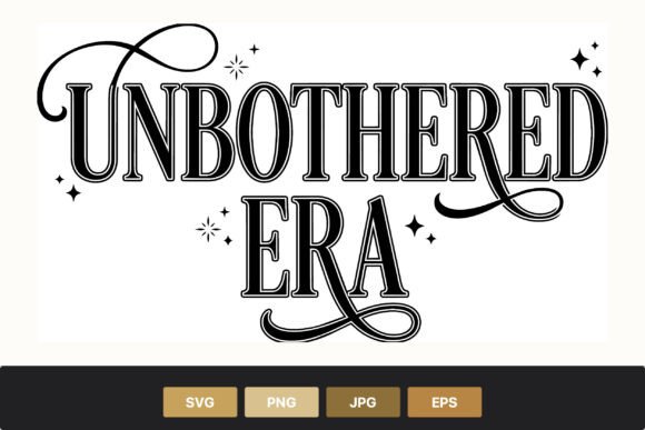 Unbothered Era Serif Lettering Black: A Stylistic Deep Dive