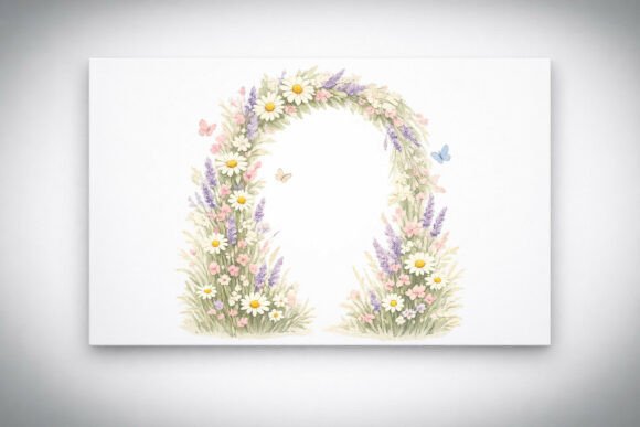 Wildflower Meadow Arch PNG Clipart: A Guide to Using Floral Assets Correctly